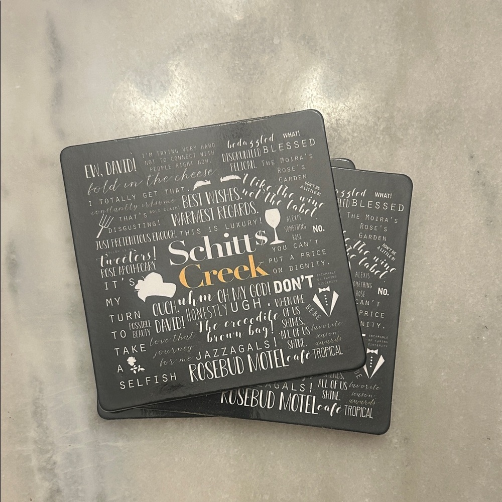 Schitt's Creek Coasters